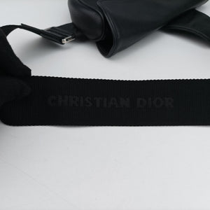 Pre-owned Christian Dior Saddle Black Leather shoulderbag | stylenewstar