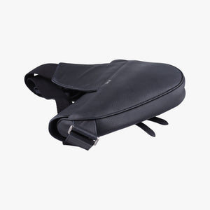 Pre-owned Christian Dior Saddle Black Leather shoulderbag | stylenewstar