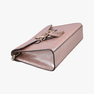 Pre-owned Gucci Emily Pink Patent Leather 295402 shoulderbag | stylenewstar