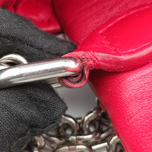 Pre-owned Louis Vuitton GO-14MINI red Leather M51000 shoulderbag | stylenewstar