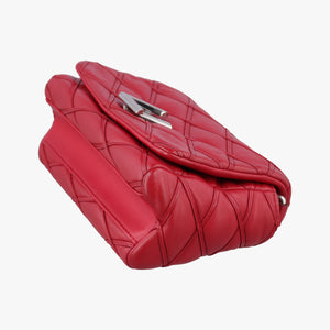 Pre-owned Louis Vuitton GO-14MINI red Leather M51000 shoulderbag | stylenewstar