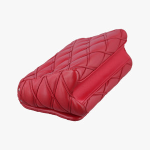 Pre-owned Louis Vuitton GO-14MINI red Leather M51000 shoulderbag | stylenewstar