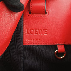 Vintage Loewe Hammock Medium Red Leather shoulderbag | stylenewstar