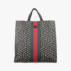 Pre-owned Gucci GG Supreme Bee Multicolour PVC coated canvas 450950 handbag | stylenewstar