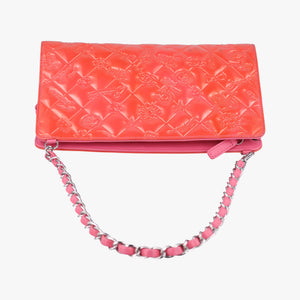 Secondhand Chanel Iconic Matelasse Pink Patent Leather A37156 shoulderbag | stylenewstar