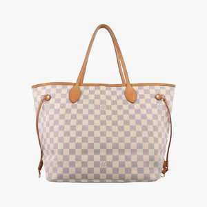 Vintage Louis Vuitton Neverfull MM Azur Damier Canvas N51107 shoulderbag | stylenewstar