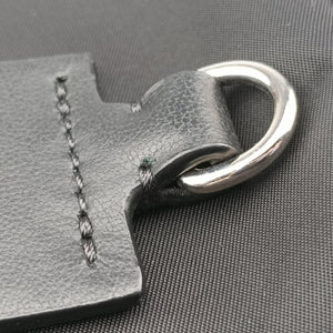 Pre-owned Valentino VLogo Black Nylon × Calfskin Leather shoulderbag | stylenewstar