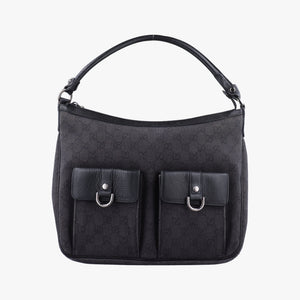 Secondhand Gucci Abbey Hobo Black canvas 293581 shoulderbag | stylenewstar