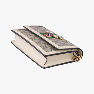 Secondhand Gucci Queen Margaret White×Multicolour PVC coated canvas×Leather 476079 others | stylenewstar