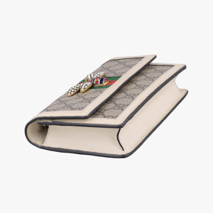 Secondhand Gucci Queen Margaret White×Multicolour PVC coated canvas×Leather 476079 others | stylenewstar