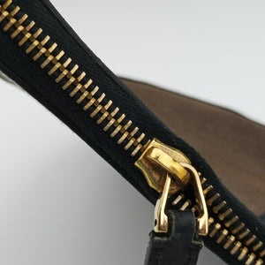 Vintage Gucci Jackie Vintage Black Leather×Canvas 001.41 shoulderbag | stylenewstar
