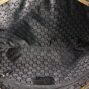 Vintage Gucci Jackie Vintage Black Leather×Canvas 001.41 shoulderbag | stylenewstar