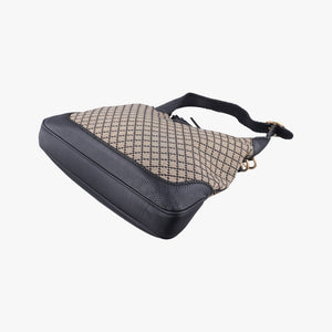 Pre-owned Gucci New Jackie Brown×Black canvas 246907 shoulderbag | stylenewstar