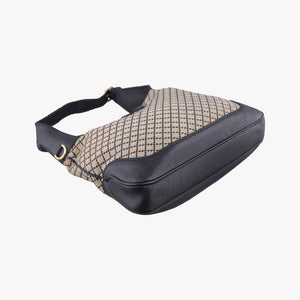 Pre-owned Gucci New Jackie Brown×Black canvas 246907 shoulderbag | stylenewstar