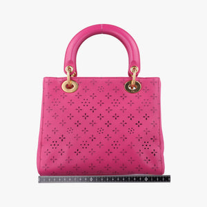 Secondhand Christian Dior Lady Dior Rose leather shoulderbag | stylenewstar
