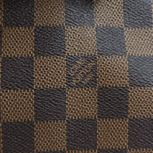 Pre-owned Louis Vuitton SALEYA MM EBENE Damier Canvas N51182 handbag | stylenewstar