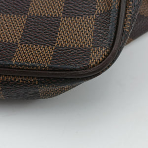 Pre-owned Louis Vuitton SALEYA MM EBENE Damier Canvas N51182 handbag | stylenewstar