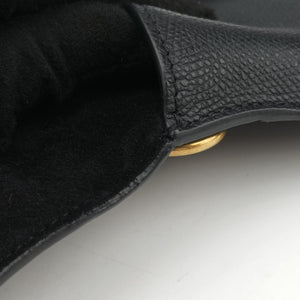 Secondhand Christian Dior saddle Black leather bum bag/waist bag | stylenewstar