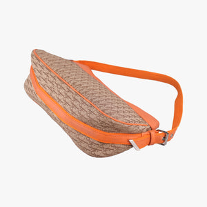 Secondhand Christian Dior Street Chic Trotter Orange×Beige Canvas×Leather handbag | stylenewstar