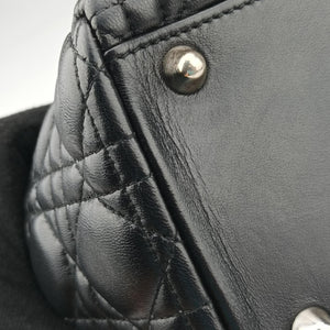 Secondhand Christian Dior Lady Dior Black lambskin shoulderbag | stylenewstar
