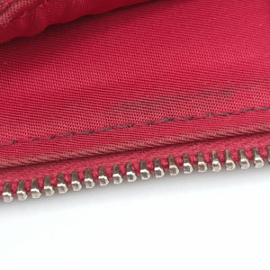 Pre-owned Christian Dior Saddle Bordeaux×White jacquard handbag | stylenewstar
