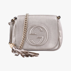 Secondhand Gucci Soho Golden Leather 323190 shoulderbag | stylenewstar