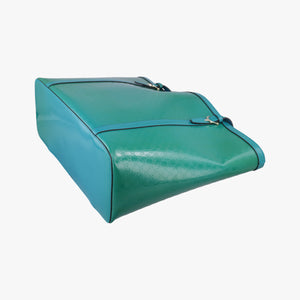 Pre-owned Gucci Microguccissima Blue Patent Leather 309613 handbag | stylenewstar