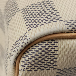 Pre-owned Louis Vuitton Speedy 25 AZUR Damier Canvas N41534 handbag | stylenewstar