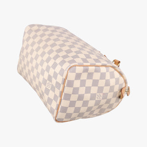 Pre-owned Louis Vuitton Speedy 25 AZUR Damier Canvas N41534 handbag | stylenewstar
