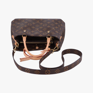 Pre-owned Louis Vuitton MONTAIGNE MM Brown Monogram Canvas M41056 shoulderbag | stylenewstar