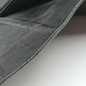 Pre-owned Bottega Veneta Intrecciato Black lambskin shoulderbag | stylenewstar