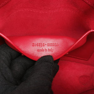 Pre-owned Yves Saint Laurent Small Betty Flap Red Leather 314516 shoulderbag | stylenewstar
