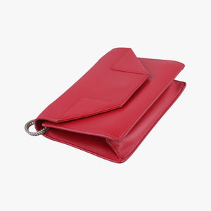 Pre-owned Yves Saint Laurent Small Betty Flap Red Leather 314516 shoulderbag | stylenewstar