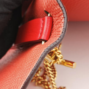 Vintage Chloe DREW Red×orange Leather shoulderbag | stylenewstar