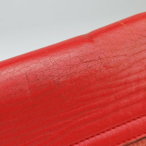 Vintage Chloe DREW Red×orange Leather shoulderbag | stylenewstar