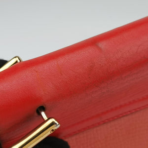 Vintage Chloe DREW Red×orange Leather shoulderbag | stylenewstar