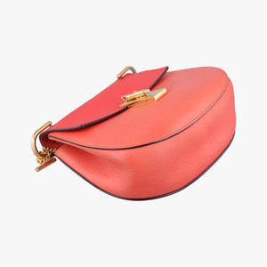 Vintage Chloe DREW Red×orange Leather shoulderbag | stylenewstar