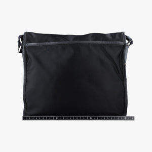Vintage Prada Vela Messenger Bag Black Nylon V166 shoulderbag | stylenewstar