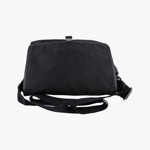 Vintage Prada Vela Messenger Bag Black Nylon V166 shoulderbag | stylenewstar