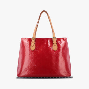 Pre-owned Louis Vuitton Rosewood FRAMBOISE Vernis M91989 handbag | stylenewstar