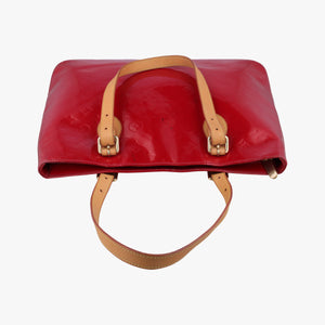 Pre-owned Louis Vuitton Rosewood FRAMBOISE Vernis M91989 handbag | stylenewstar