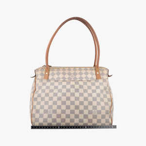 Pre-owned Louis Vuitton Figheri PM Azur Damier Canvas N41176 shoulderbag | stylenewstar