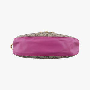 Pre-owned Gucci Padlock Guccissima Beige×Red×Multicolour PVC coated canvas×Leather 453189 shoulderbag | stylenewstar
