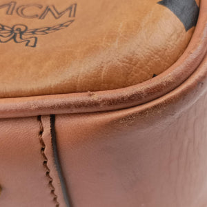 Secondhand MCM Logogram business Brown Leather handbag | stylenewstar