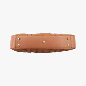 Secondhand MCM Logogram business Brown Leather handbag | stylenewstar