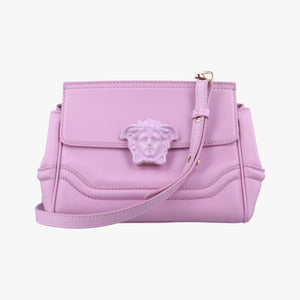 Pre-owned VERSACE Palazzo Empire Medusa Pink Leather shoulderbag | stylenewstar
