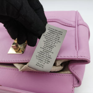 Pre-owned VERSACE Palazzo Empire Medusa Pink Leather shoulderbag | stylenewstar