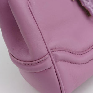 Pre-owned VERSACE Palazzo Empire Medusa Pink Leather shoulderbag | stylenewstar