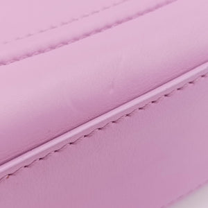 Pre-owned VERSACE Palazzo Empire Medusa Pink Leather shoulderbag | stylenewstar