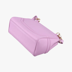 Pre-owned VERSACE Palazzo Empire Medusa Pink Leather shoulderbag | stylenewstar